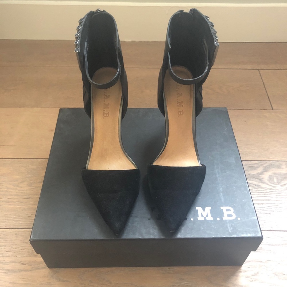 L.A.M.B. Tomas Ankle Pumps